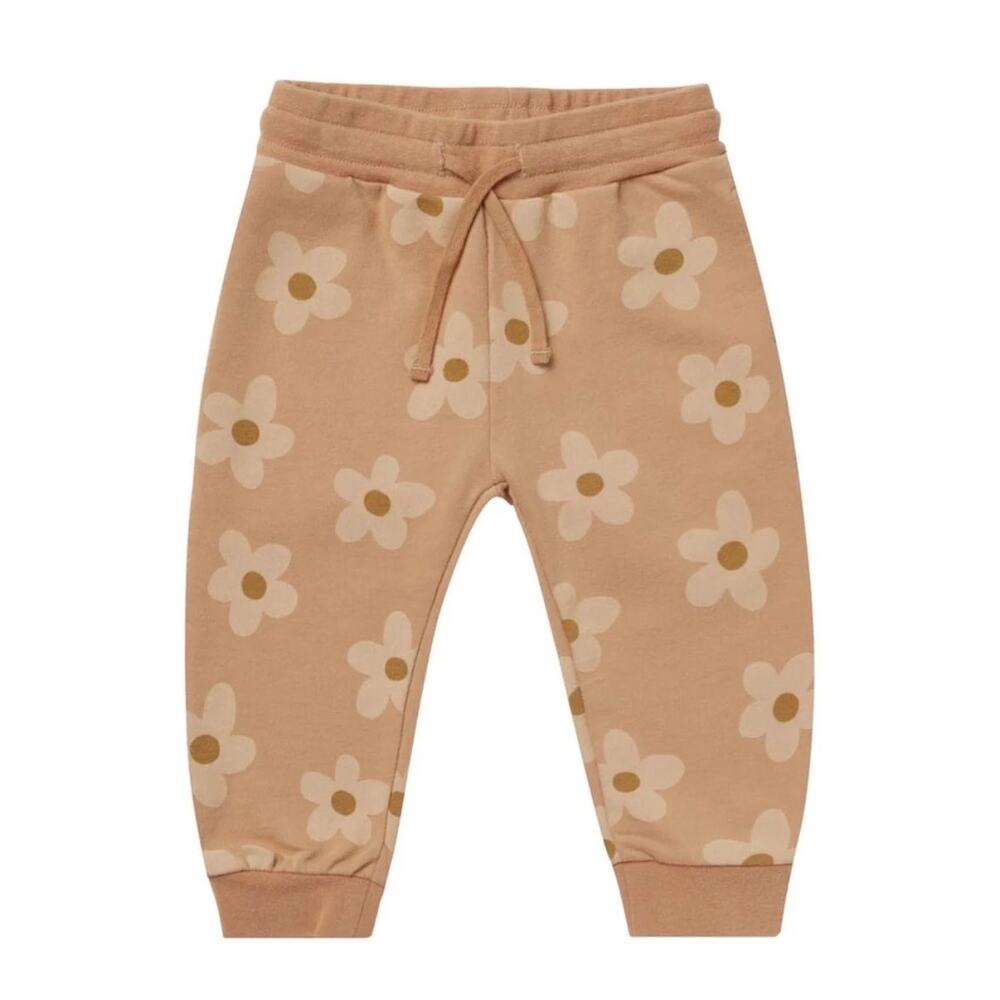 Rylee And Cru Relaxed Daisy Melon Sweatpants 4-5 Years